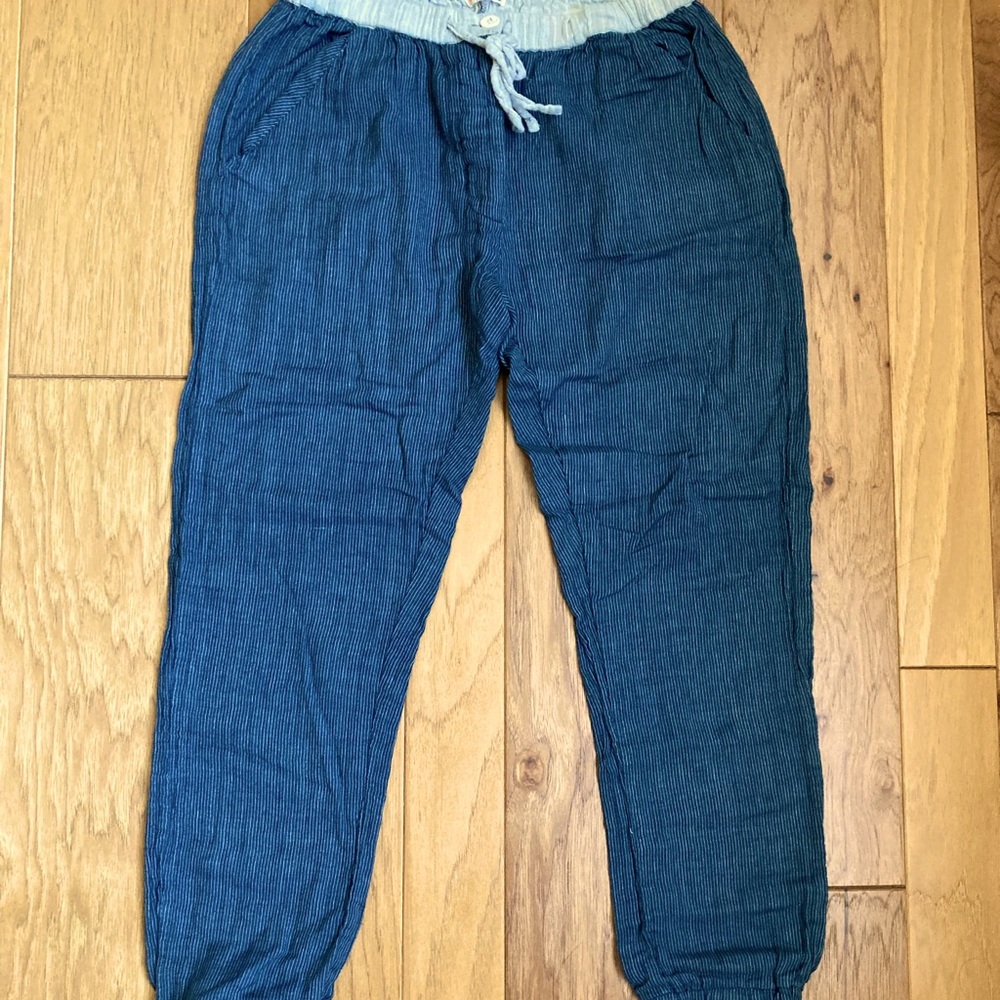 Anthropologie Sundry pinstriped joggers